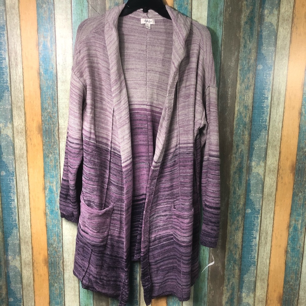 Style & Co Hooded Cardigan